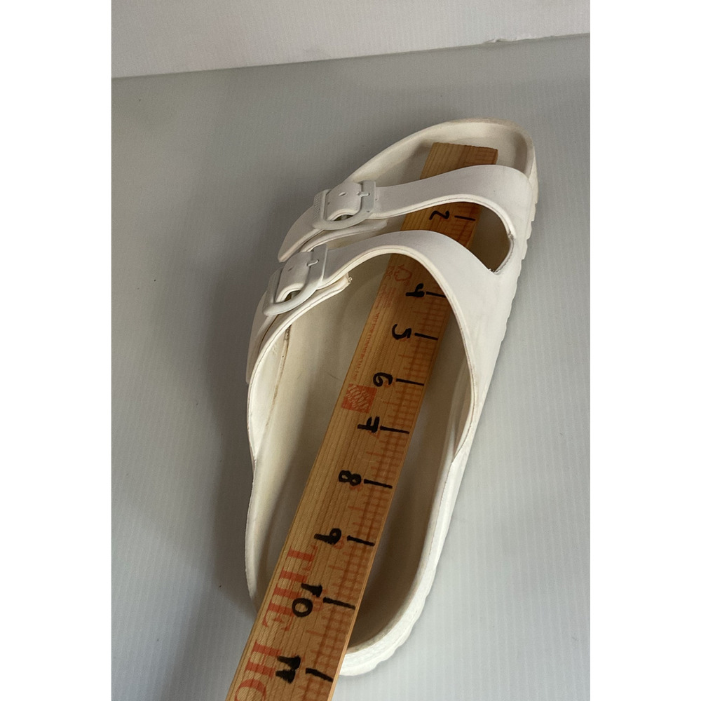 Birkenstock Arizona EVA White Sandals Women’s Size 9 Waterproof Comfort - Picture 8 of 9